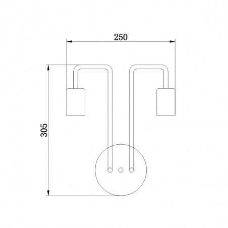Aplique de pared Gilbert