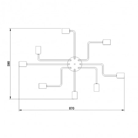 Lámpara de techo Gilbert