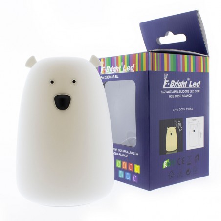 Lampe de nuit pour enfants LED Bear (blanc)