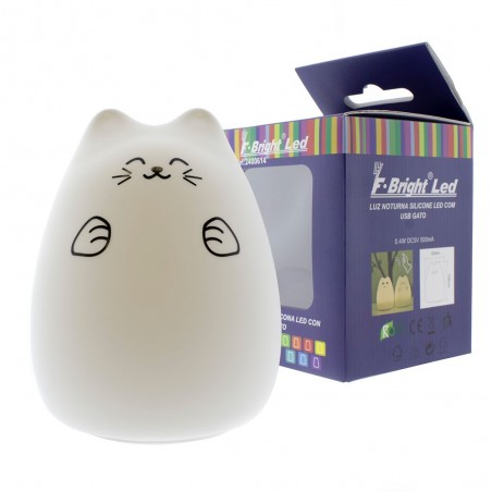 Veilleuse Chat à LED (0,4W)