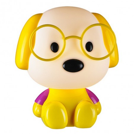 Lampe de Table pour Enfant Chien Jaune