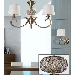 Lámpara de techo Albal (3 luces)