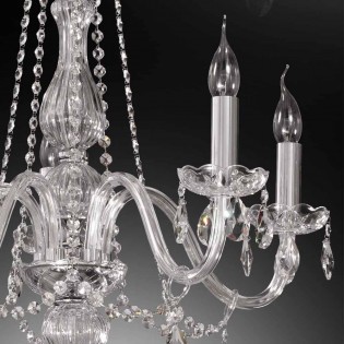 Lámpara de araña Kristall III