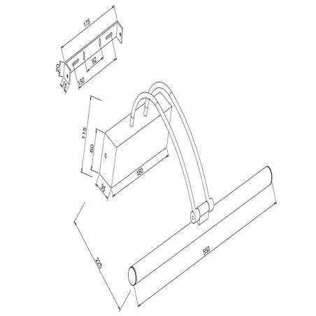 Iluminacuadros LED (12W)