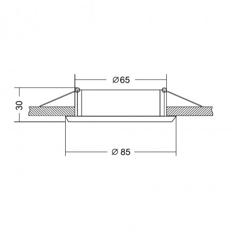 Encastrable de plafond Slim