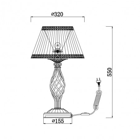 Lámpara de sobremesa Grace