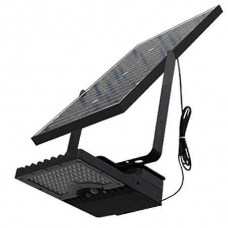 Lampadaire LED avec panneau solaire amovible (40W)