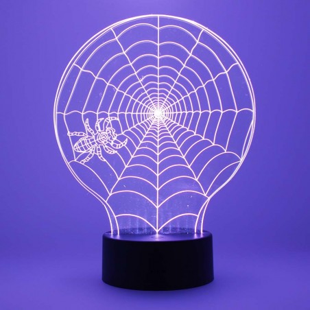 Veilleuse 3D LED Toile d'araignée (2.5W)