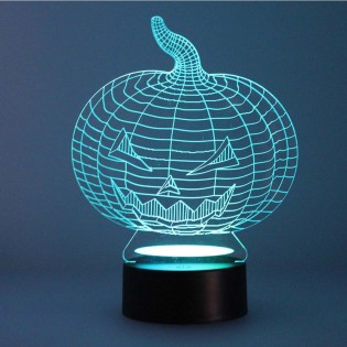 Veilleuse 3D LED Citrouille...