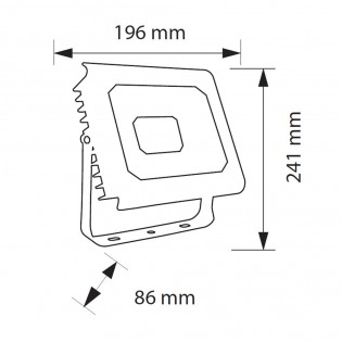 Proyector LED SMD Diamonds (50W)