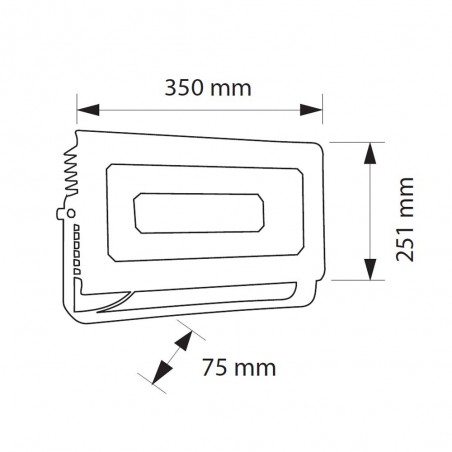 Proyector LED SMD Diamonds (80W)