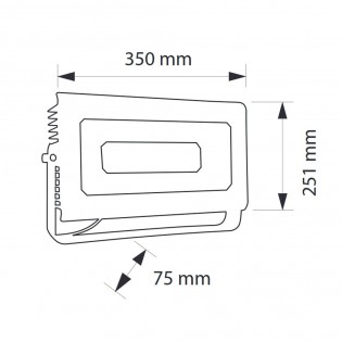 Proyector LED SMD Diamonds (100W)