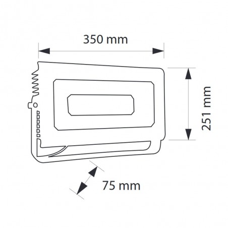 Proyector LED SMD Diamonds (100W)