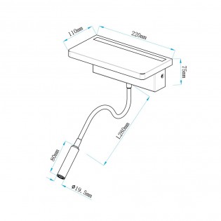 Applique LED Bach (5W)