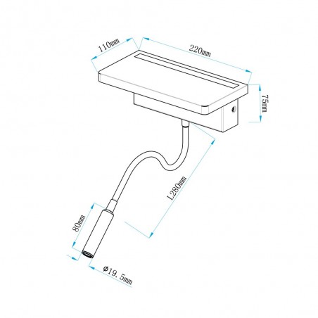 Applique LED Bach (5W)