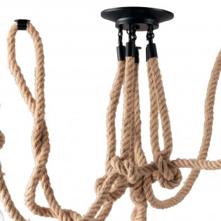 Lámpara colgante Rope (5 luces)