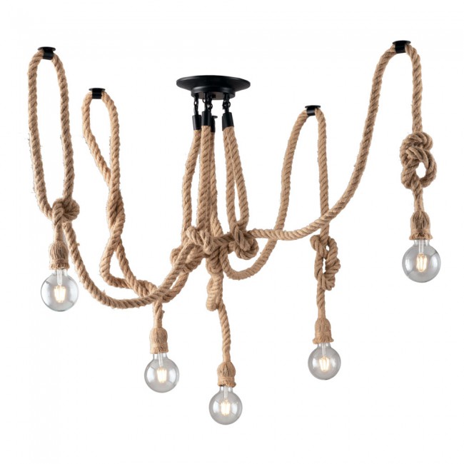 Lámpara colgante Rope (5 luces) Lámpara colgante Rope (5 luces)