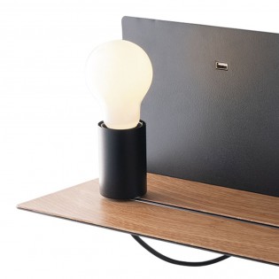 Applique avec étagère et USB Flash