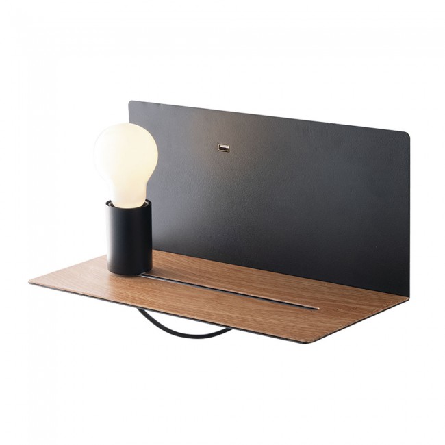 Applique avec étagère et USB Flash