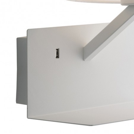 Applique avec étagère et Ciak USB