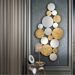 Espejo de pared decorativo Cirze (120x59)