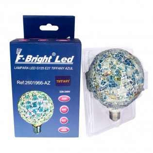 Bombilla LED decorativa Tiffany E27 4W (Azul)