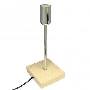 Base con portalámparas E27 Marmol