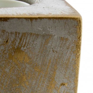 Base con portalámparas E27 Cemento