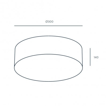 Lampe de plafond Tamb (ronde)
