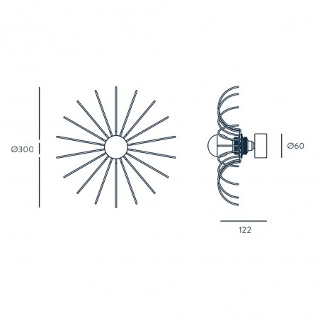 Applique murale Spider