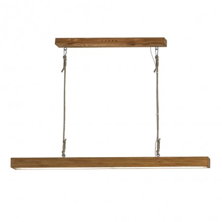 Suspension barre LED bois Antares