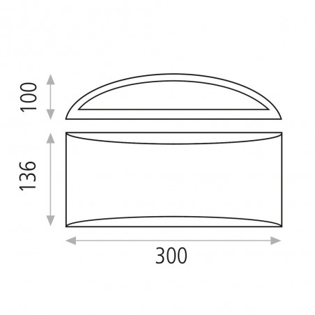 Aplique de pared Dana