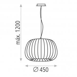 Lampe à suspension Mirta