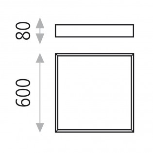Plafonnier LED Munich (52W)