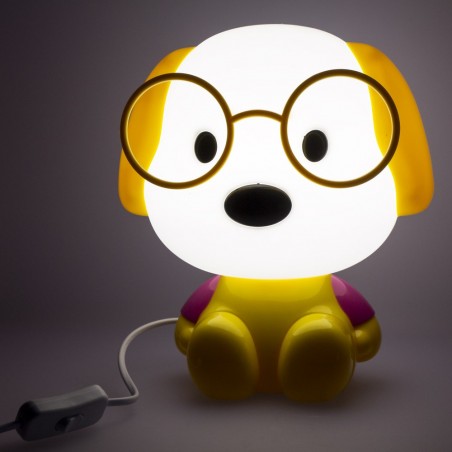 Lampe de Table pour Enfant Chien Jaune