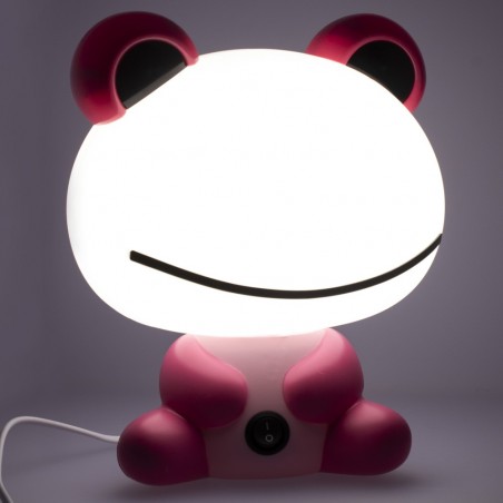Lampe de table pour enfant Crapaud rose