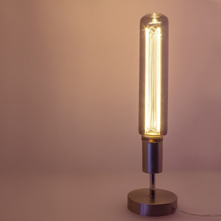 Bombilla LED Tubular crsital Fumé E27 (4W)