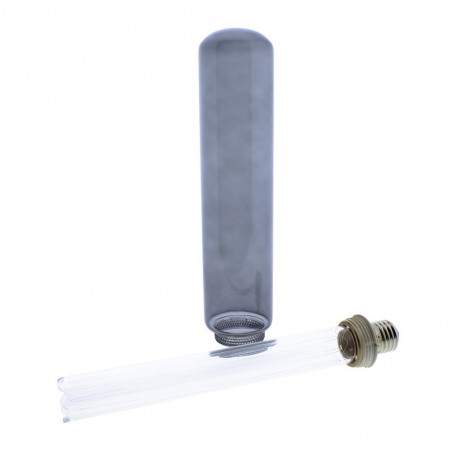 Bombilla LED Tubular crsital Fumé E27 (4W)