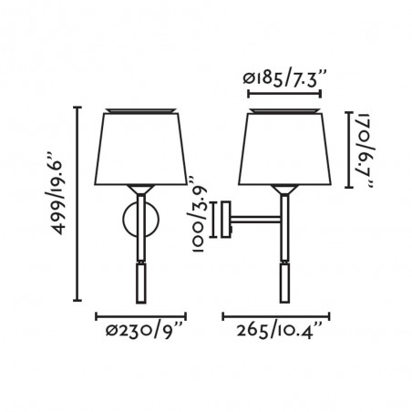 Applique murale avec lecteur LED Savoy (3W)