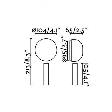 Applique LED Press II (3W)