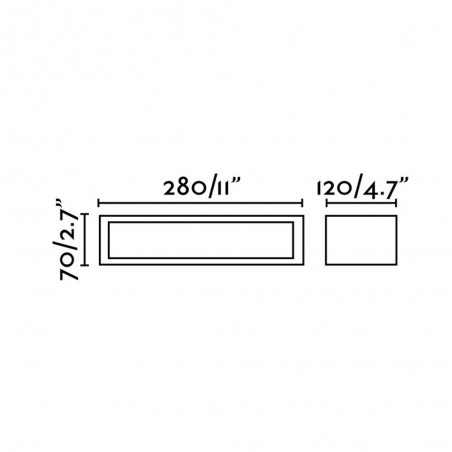 Aplique de exterior Natron