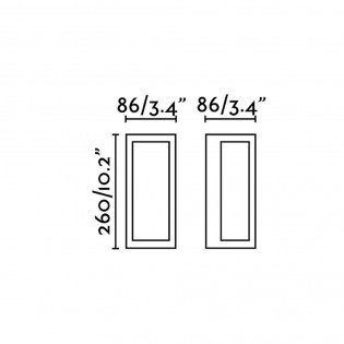 Aplique de pared exterior Pivot