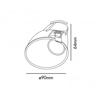 Empotrable bañador de pared Fresh