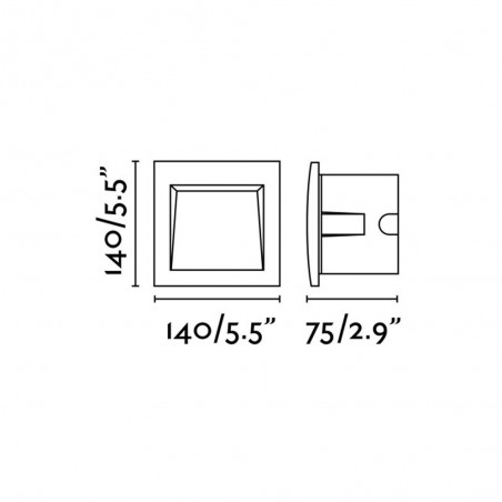 Empotrable exterior LED Sedna 3 (3W)