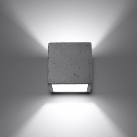 Aplique de pared Quad Cemento