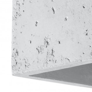 Aplique de pared Quad Cemento