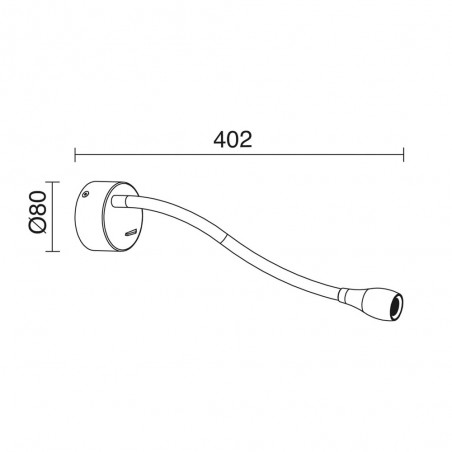 Aplique de pared LED Elfi