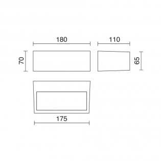 Aplique de pared Iona