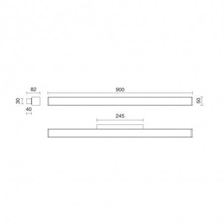 Lampe murale LED salles de bains Lits (12W)