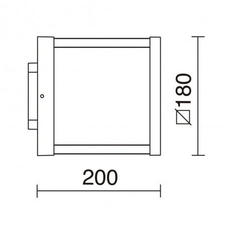 LED Applique Exterieur Arlen (12W)